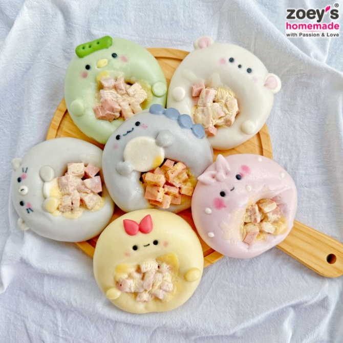 披萨馒头 Pizza Bun (2 pcs Random Design)