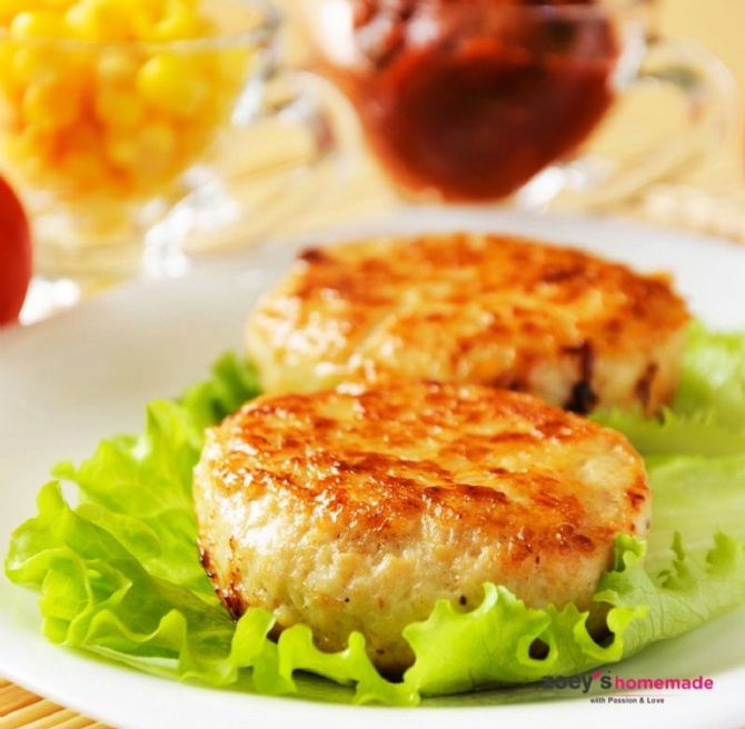 健康鸡肉饼 Signature Chicken Patties