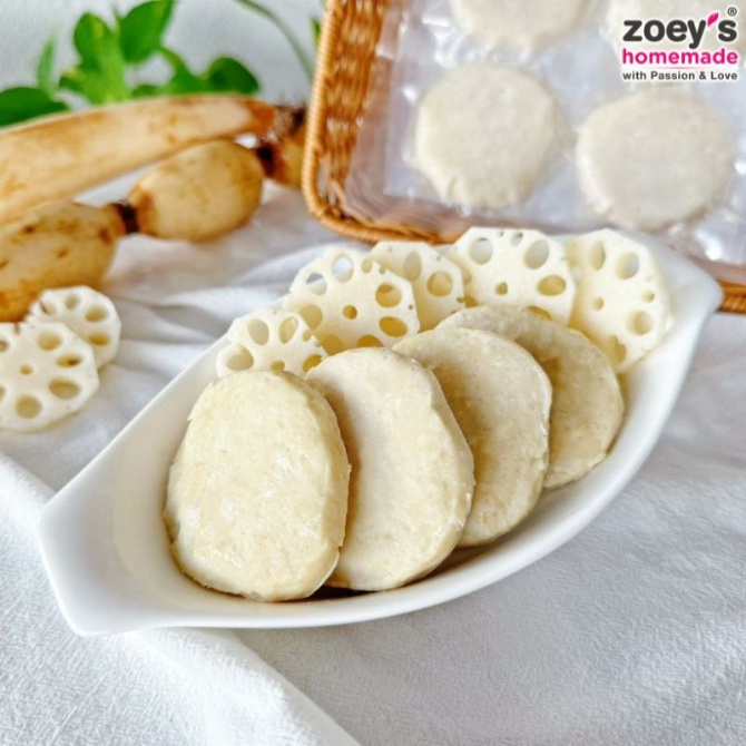 宝宝莲藕鸡肉饼 Baby Chicken Patties - Organic Lotus Root (4pcs)