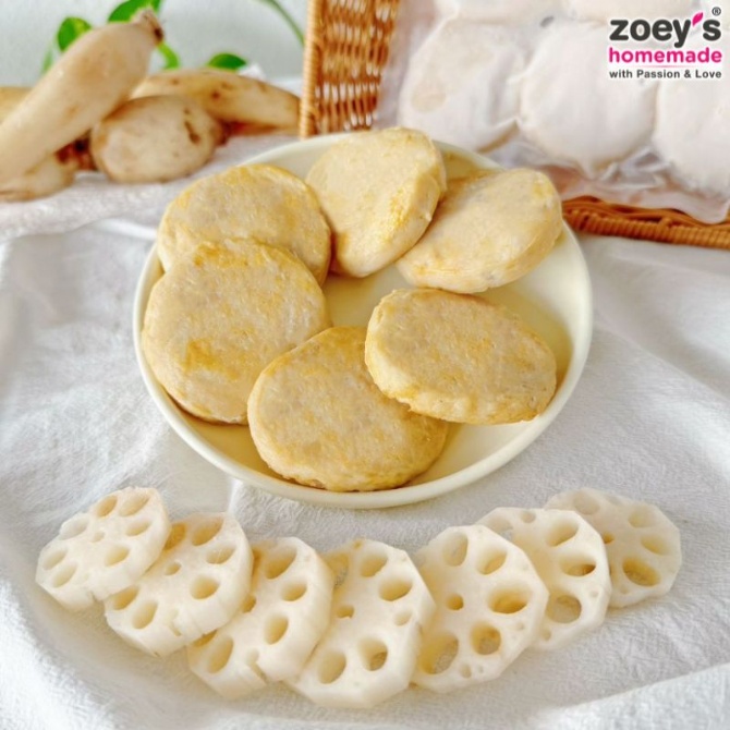 莲藕鸡肉饼 Mini Chicken Patties - Organic Lotus Root (6pcs)